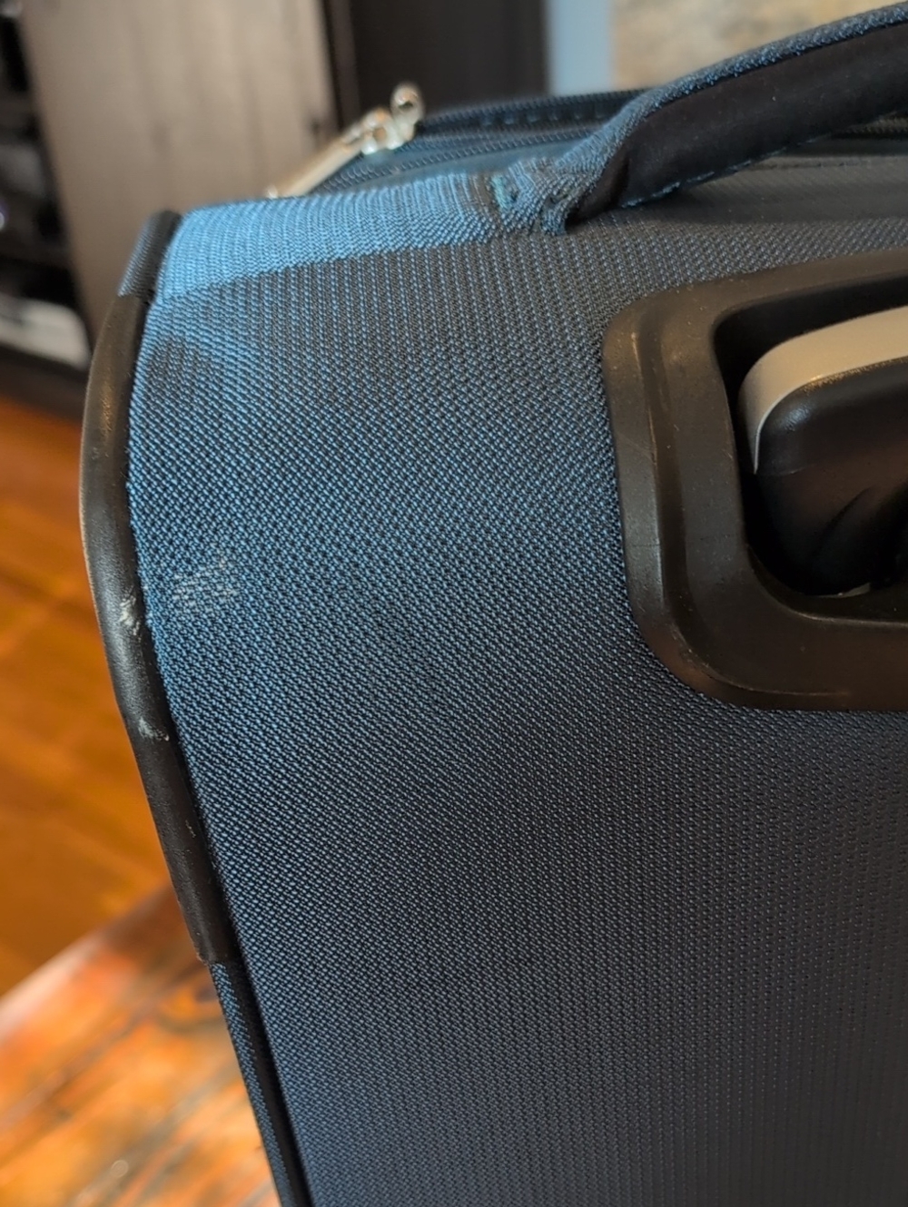 Samsonite Advena Expandable Spinner Carry On Suitcase Teal Blue - Picture 6 of 16